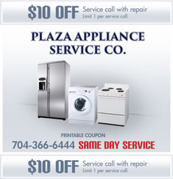 Appliance Repair In Charlotte NC With Plaza Appliance Service Company